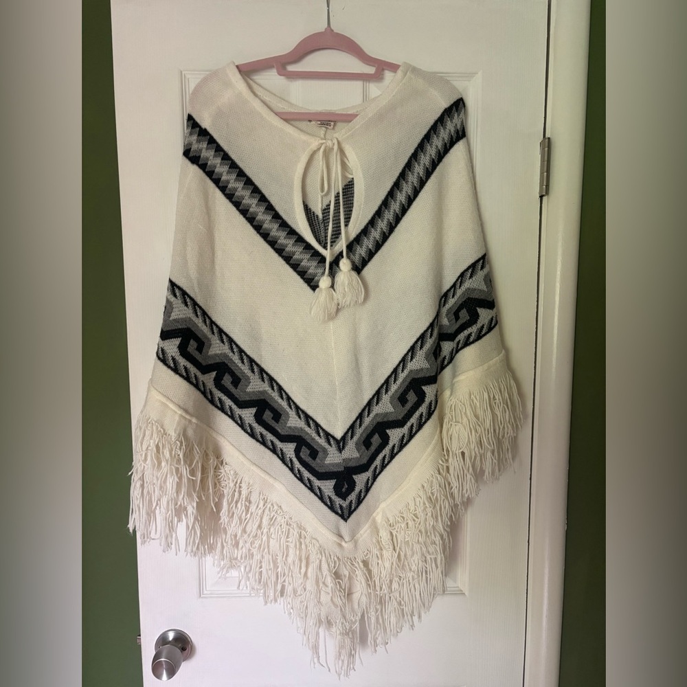 Free People Sweater Poncho